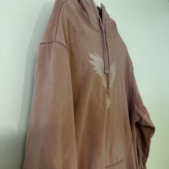 AMERICAN EAGLE Men’s Pink Emblem Hoodie - Picture 6 of 8